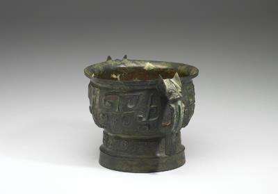 图片[3]-Gui food container with animal-mask pattern, Western Zhou period (1046-771 BCE)-China Archive